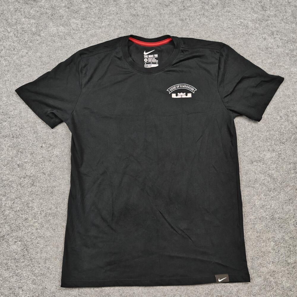 Nike Shirt Mens Medium Black Dri-FIT Strive For Greatness Lion Tee Graphic